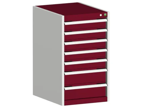 ladekast HxBxD 900x525x525mm 7laden romp RAL7035 front RAL3004