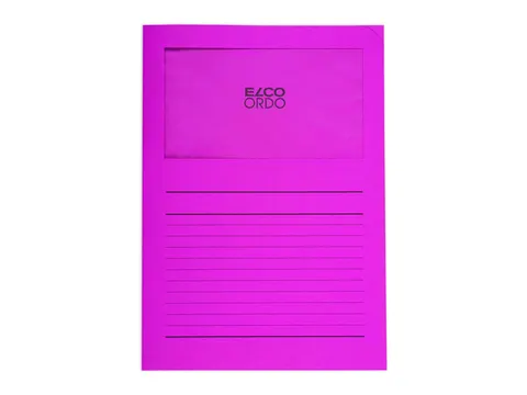 Map Elco Ordo Classico mvenst A4 120gr 220x310mm fuchsia 100st verp100