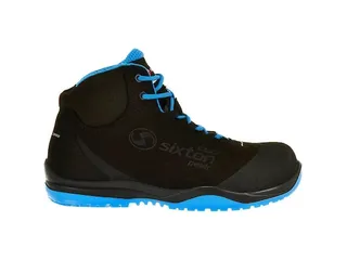 Sixton Peak Cuban High werkschoenen S3 SRC ESD zwart/blauw maat W-43 - 1