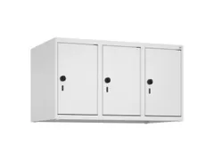 opzetkast,v. locker,3vak.,vak B 300mm,HxBxD 500x900x500mm,vleugeldeur