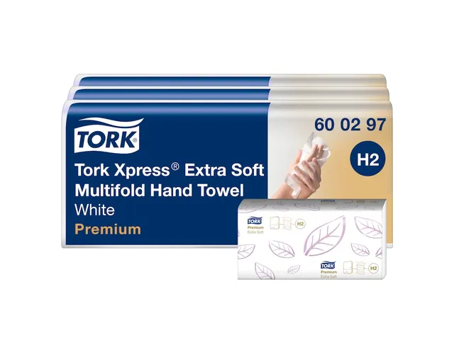 Essuie-mains Tork H2 600297 2 épaisseurs 21x34cm 7x 100 pièces
