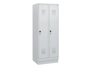 schoollocker,HxBxD 1630x600x500mm,2vak,vak B 300mm,draaigrendel,sokkel - 2