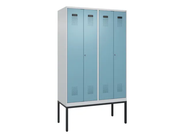 locker voor scheiding van kleding,HxBxD 2120x1200x500mm,4vak