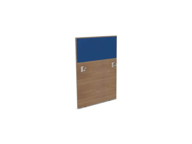 baliepaneel,v. bureau,aanbouw links,B 800mm,NT-cherry,BN6016-blauw