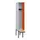 locker met bank,HxBxD 2120x300x815mm,1vak,vak B 300mm,cilinderslot