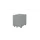 Claudius Basic N wit verrijdbaar ladeblok 3 lades 58cm diep aluminium
