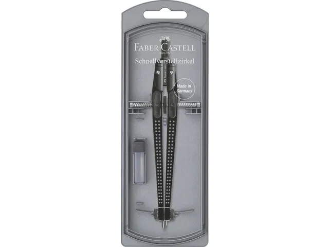 Compas à réglage rapide Faber Castell Grip 2001 Noir