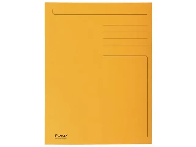 Dossiermap 3 Kleppen A4 Oranje 50 stuks
