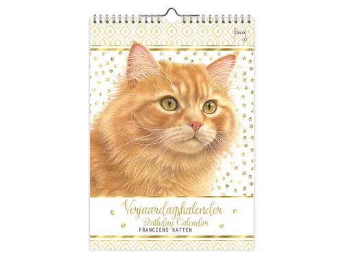 Verjaardagskalender Franciens Katten "Jeroen" A4