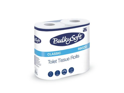 BulkySoft Toiletpapier Snel Oplosbaar Cellulose 2laags/400 vel Eco 40