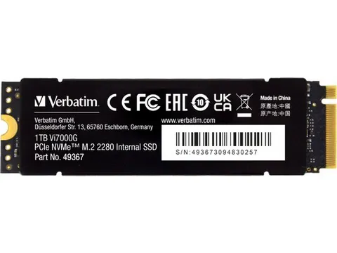 Verbatim Vi7000 PCIe NVMe M.2 SSD 1TB