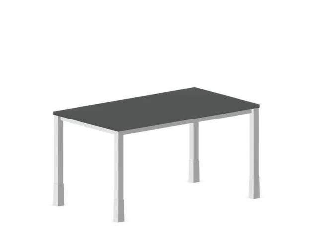 In hoogte verstelbaar bureau,HxBxD 720-840x1400x800mm,MS-donkergrijs