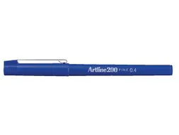 Fineliner Artline 200 rond fijn blauw