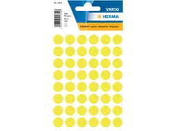 HERMA 1854 Multipurpose etiketten Rond 13mm Fluor Geel 240 stuks