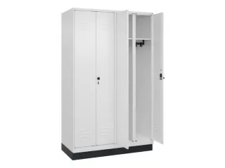 locker voor scheiding van kleding,HxBxD 1950x1200x500mm,4vak - 2