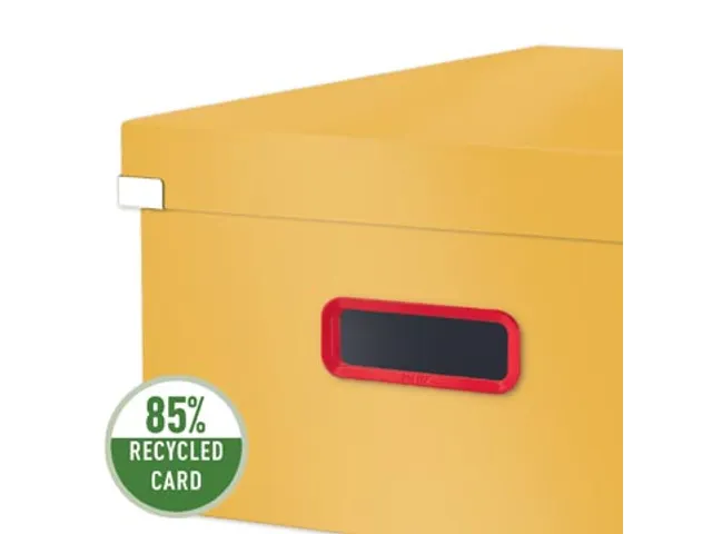 Cosy Click & Store grote opbergdoos, geel