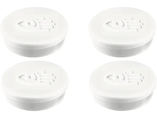 Magneet Legamaster 30mm 850gr wit 4 stuks