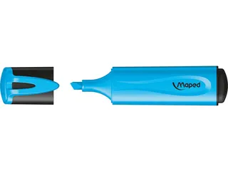 markeerstift Fluo'Peps Classic blauw - 3