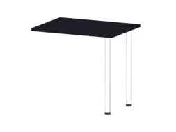 aanbouwtafel,i.h.v.,HxBxD 720-840x800x600mm,CC-zwart