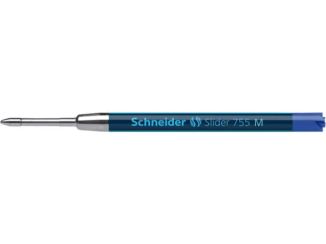 Balpenvulling Schneider Slider 755 M blauw blister