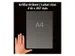 Adresetiket Avery J8567-25 210x297mm A4 Transparant Inkjet 25 stuks
