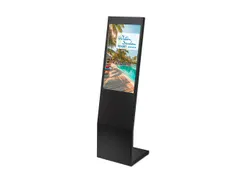 Digitale Display L Stand Nova met 24 Inch Samsung Scherm Zwart