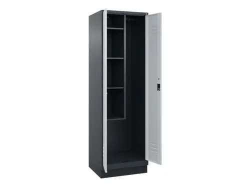schoonmaakkast,HxBxD 1950x600x500mm,links 4vakken