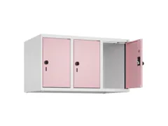 opzetkast,v. locker,3vak.,vak B 300mm,HxBxD 500x900x500mm,draaigrendel