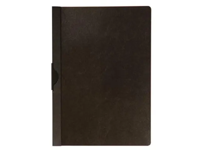 Klemmap PP Met Metalen Clip A4 60 Vel Transparant Zwart