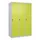 locker voor scheiding van kleding,HxBxD 1850x1200x500mm,3vak