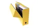 Boite transfert Dos 90mm papier toilé - Jaune