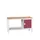 werkbank,HxBxD 930x1500x600mm,multiplexblad,4voeten,uitrusting: 1kast