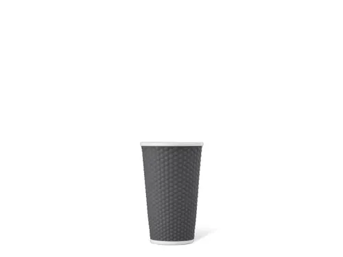 Beker porselein Les Artistes Paris 450ml met siliconen grip Grijs