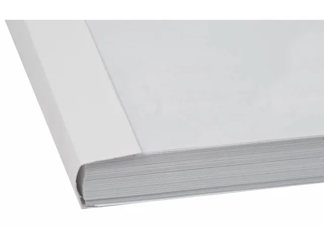 Thermische Omslagen A4 16mm karton met PET cover wit 20 stuks
