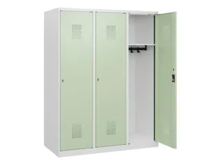 schoollocker,HxBxD 1530x1200x500mm,3vak,vak B 400mm,cil.-slot - 1