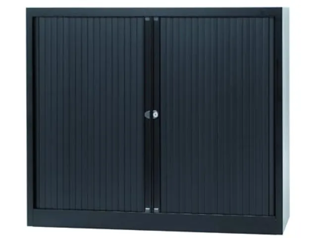 Roldeurkast Zwart 103x120x43 (HXBxD)