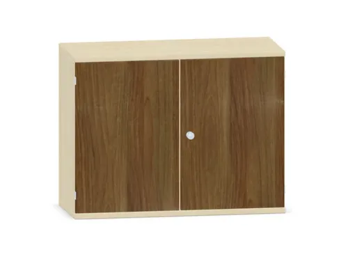 kantoorkast,HxBxD 770x1000x430mm,decor romp esdoorn,decor front noten