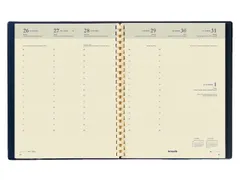Agendavulling 2027 Brepols Timing 7dagen/2pagina's crème