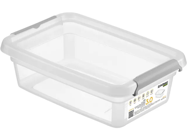 Donau Home Voedseldoos 3 Liter transparant kunststof