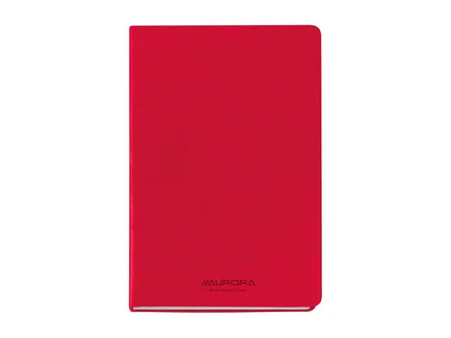 Notitieboek Aurora Capri A5 192blz lijn 80gr rood