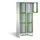 lockerkast 1850x810x500mm 2x3 vakken Cilinderslot Poten, RAL6011