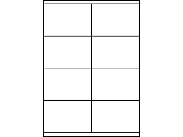 Etiquette Avery Zweckform 3426 105x70mm blanc 800 pièces