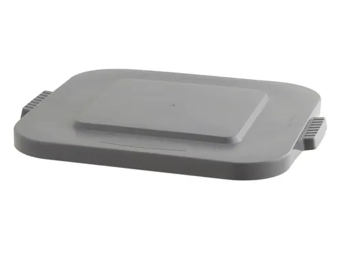 Deksel,v. afvalverzamelaar 151l,hoekig,LxB 590x590mm,PE,grijs