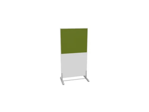 scheidingswand,HxB 1545x800mm,Bl-wit,BN7048-groen