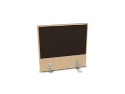 opzetpaneel,v. bureau,aanbouw achter,B 600mm,NE-esdoorn,BN2036-bruin