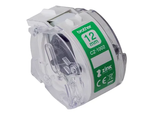 Labeletiket Brother CZ-1002 12mmX5m kleur opdruk