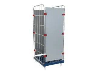 veiligheidsplaat,v. rolcontainer,HxB 1490x590mm,v. rolcontainer,PP - 1