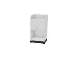 caddy,HxBxD 1030x550x470mm,2niveaus,1kasten,Bl-wit