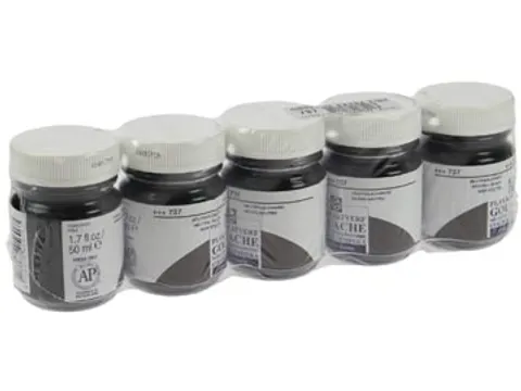 plakkaatverf Extra Fijn flacon van 16 ml, neutraalzwart