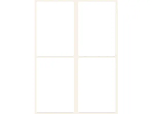 etiket Zweckform 80x54mm wit pakje a 112 etiketjes